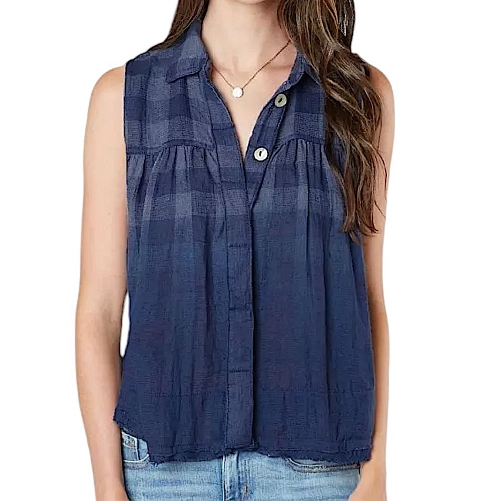 FREE PEOPLE: Hey There Sunrise Tank Top -Size Large